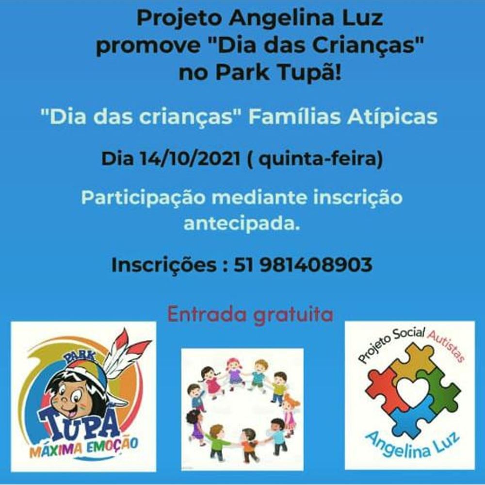Projeto Angelina Luz promove Dia das Crianças no Park Tupã